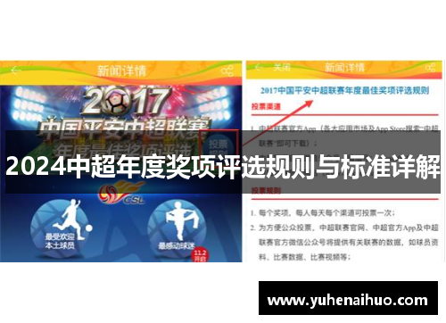 2024中超年度奖项评选规则与标准详解